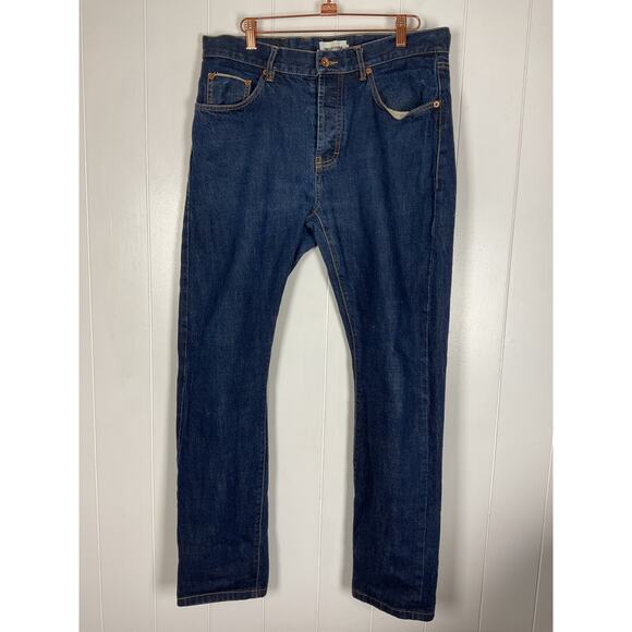 Taylor Stitch Jeans Mens 32x29 1/2 Slim Fit Selvedge Button Fly Organic Cotton - Picture 3 of 10